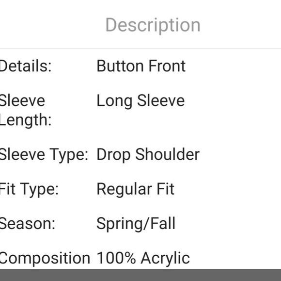 Drop shoulder Cardigan - Picture 6 of 13